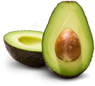 牛油果免抠图片