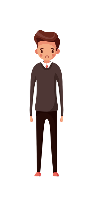 商务人士素材免扣手绘卡通