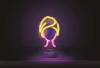 简洁霓虹灯设计