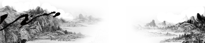 山水画素材中国风水墨画素材元素中国画