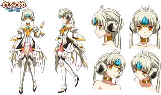 女孩卡通侧面图简笔人物