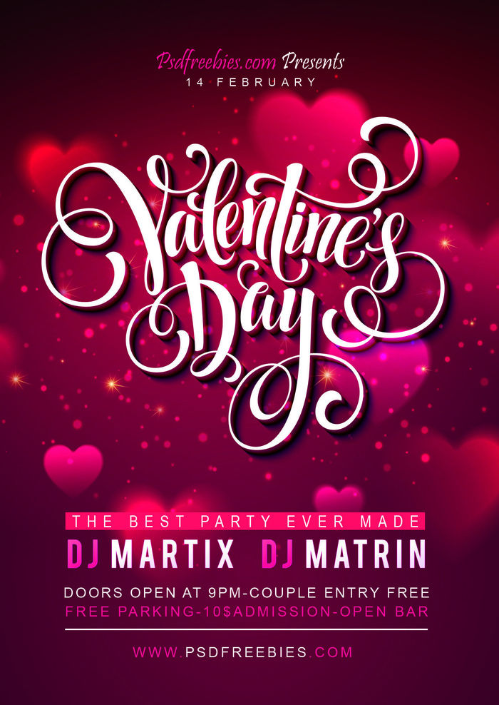 2.14情人节爱情平psd模式