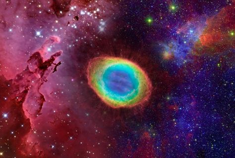 元宇宙世界天空背景墙风景