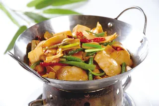 干锅美食焖锅湘菜麻辣香辣纸锅干锅黄喉