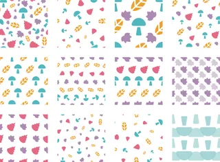 重复可爱矢量背景