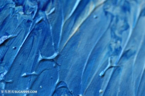 蓝底绘画高清图片