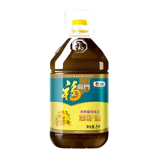 中粮福临门菜籽油5升超市商品白底图免抠实物摄影png格式图片透明底