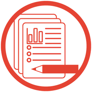 红色书本铅笔素材线条少儿兴趣班