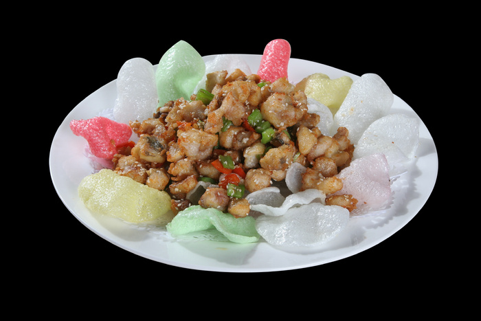 蒜香鱼丁 22元