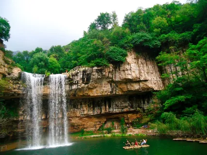 山西壶关太行山大峡谷 双龙大瀑布6