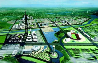 山川大地鸟瞰图设计