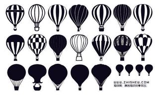 分析图素材图标集合景观建筑立面插画场景AI矢量图形设计