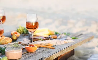 葡萄酒与美食图片素材