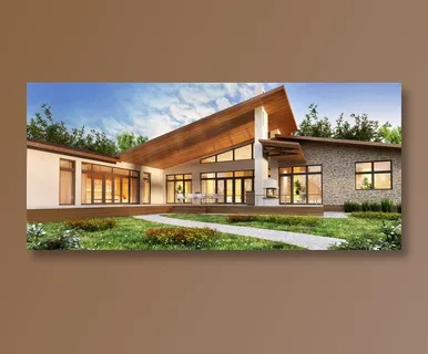 高档别墅建筑设计大图