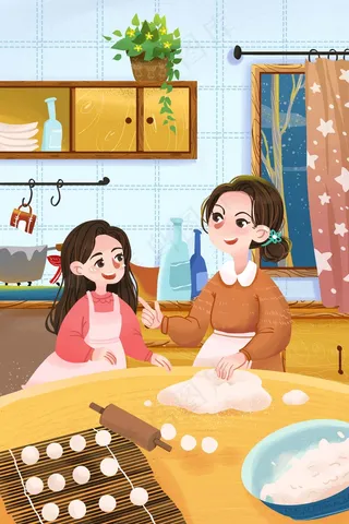 冬至插画 冬至图片