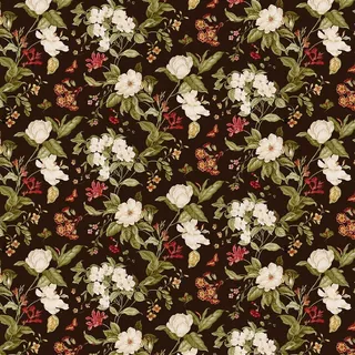 古典花卉无缝背景素材