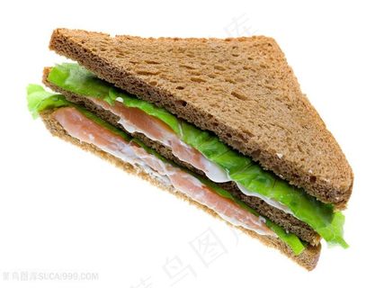 美味的三明治高清西餐图片