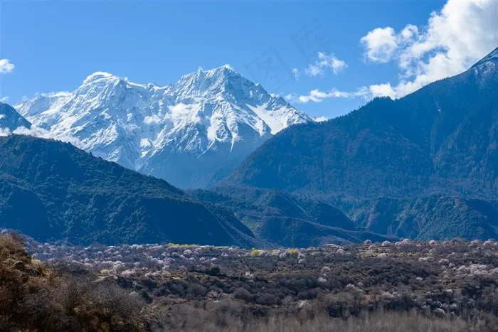 雪山风光素材图片