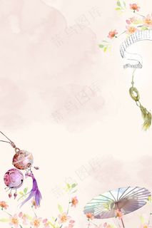 复古工笔画中国风PSD模板