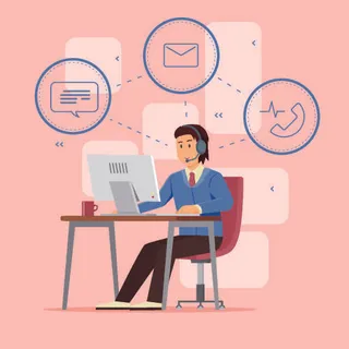 扁平化人物场景办公互联网等距ai矢量设计网页海报UI素材插画