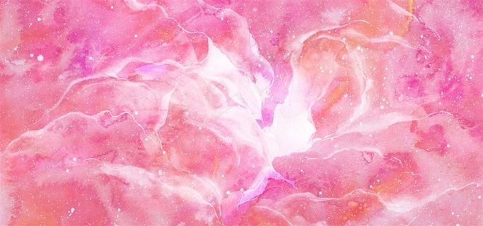 梦幻水彩星空背景素材粉色底纹背景唯美渐变纹理JPG创意海报PPT背景小清新