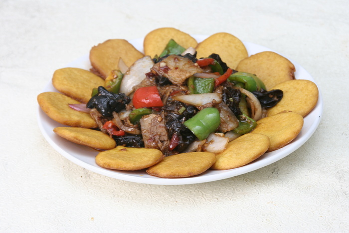 金饼回锅肉 (1)