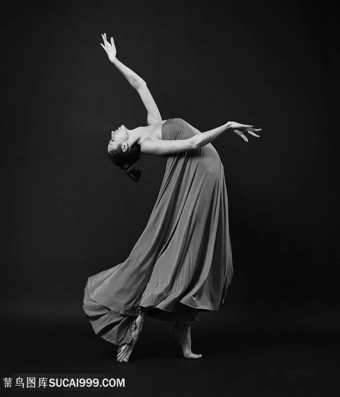 柔美现代舞美女图片