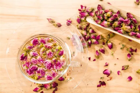 苦水玫瑰玫瑰花茶摄影