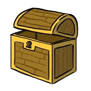 宝箱 PNG免抠(300x300)