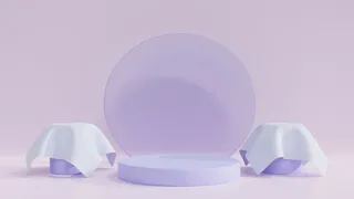 电商产品3D立体背景图主图场景