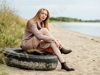 欧美文艺风美女图片