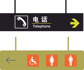 导视牌标识牌指示牌指引牌