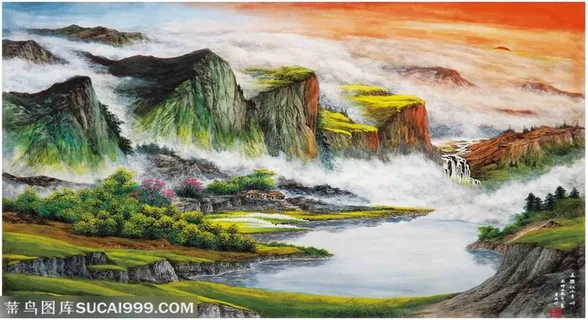 美雅江山多娇79cm×109cm 美雅江山多娇79cm×109cm