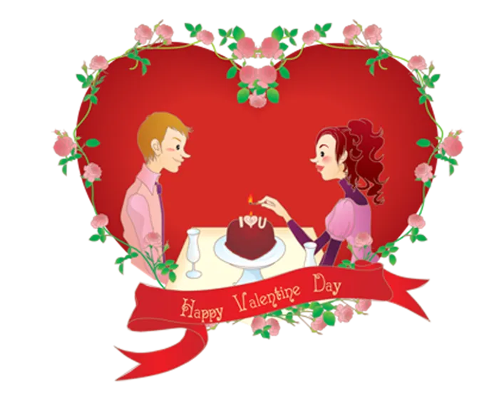 情侣吃饭情人节