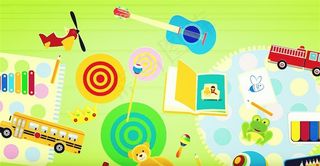 地上到处是玩具