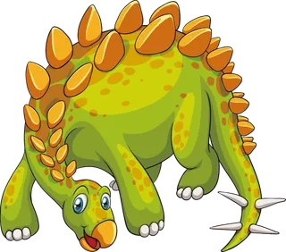 淡绿卡通小恐龙