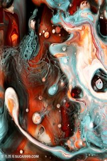 抽象唯美时尚艺术油画