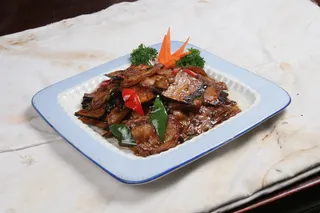 43香干爆酱肉-农家院