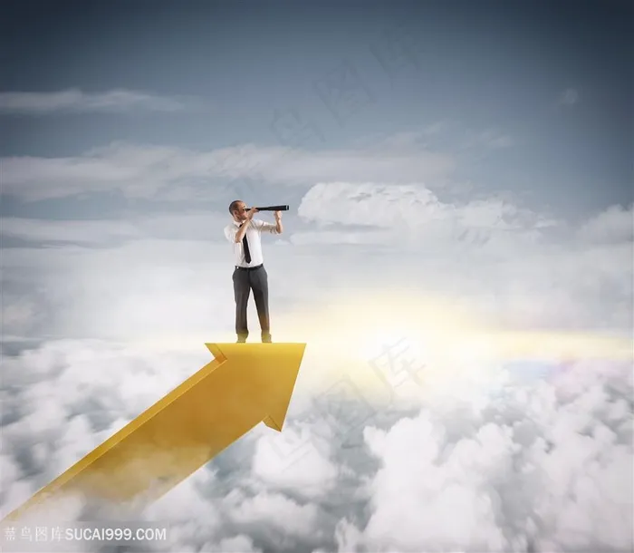 创意箭头商务人士高清职场人物图片