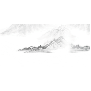 山水画素材中国风水墨画素材元素中国画