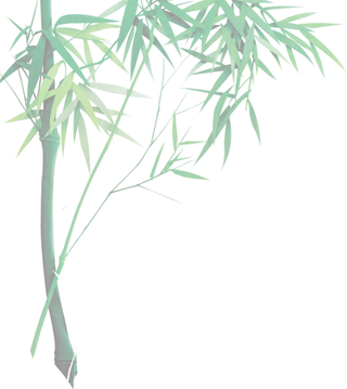 竹子水墨画中国风国画墨水书法竹子画