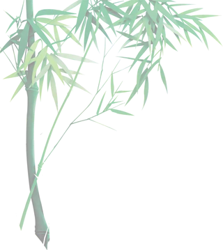 竹子水墨画中国风国画墨水书法竹子画