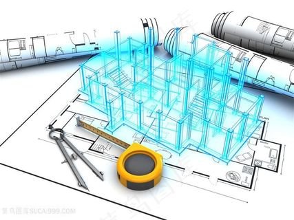 建筑模型草绘图纸高清