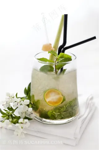 青柠冰汁图片素材