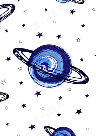 蓝色系 星球宇宙