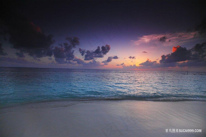 唯美海边日出夕阳壁纸