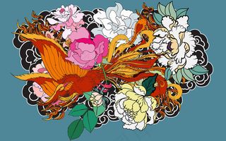 中国风古风国潮祥云旭日背景