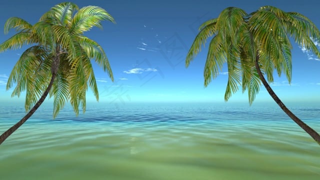 海滩, 海洋, 岛, 景观, 海, 棕榈树, 旅行, 水