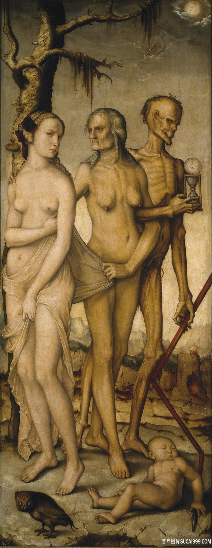 裸体女性油画