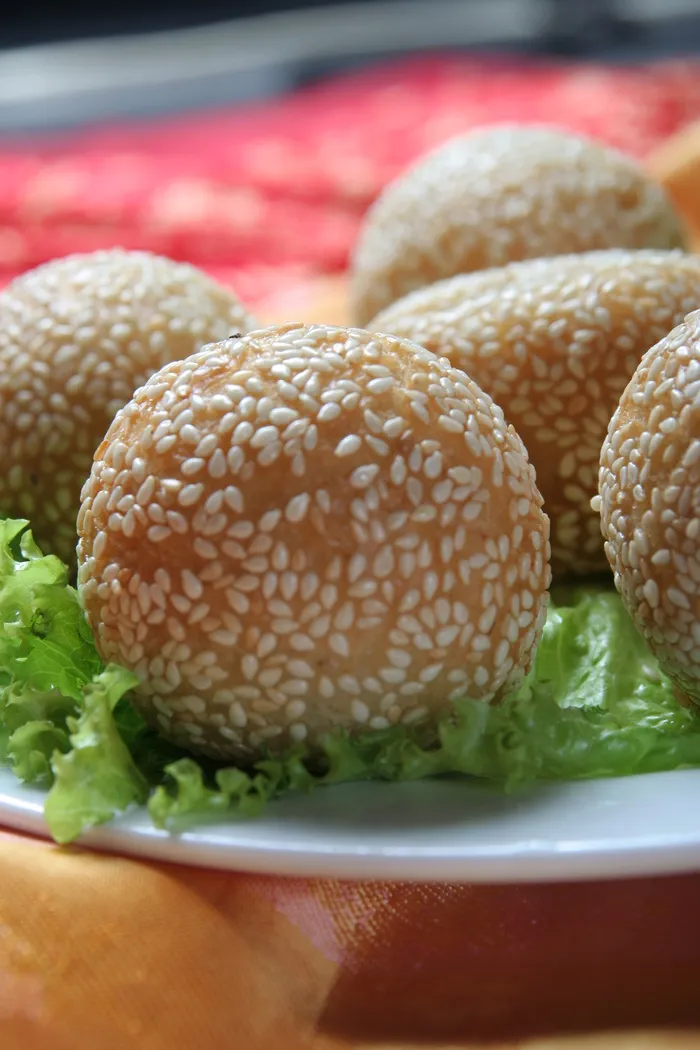  麻团 摄影、美食 